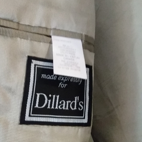 Lauren Ralph Lauren Wool Navy Pinstripe Blazer Made in Canada 38 - Picture 4 of 6